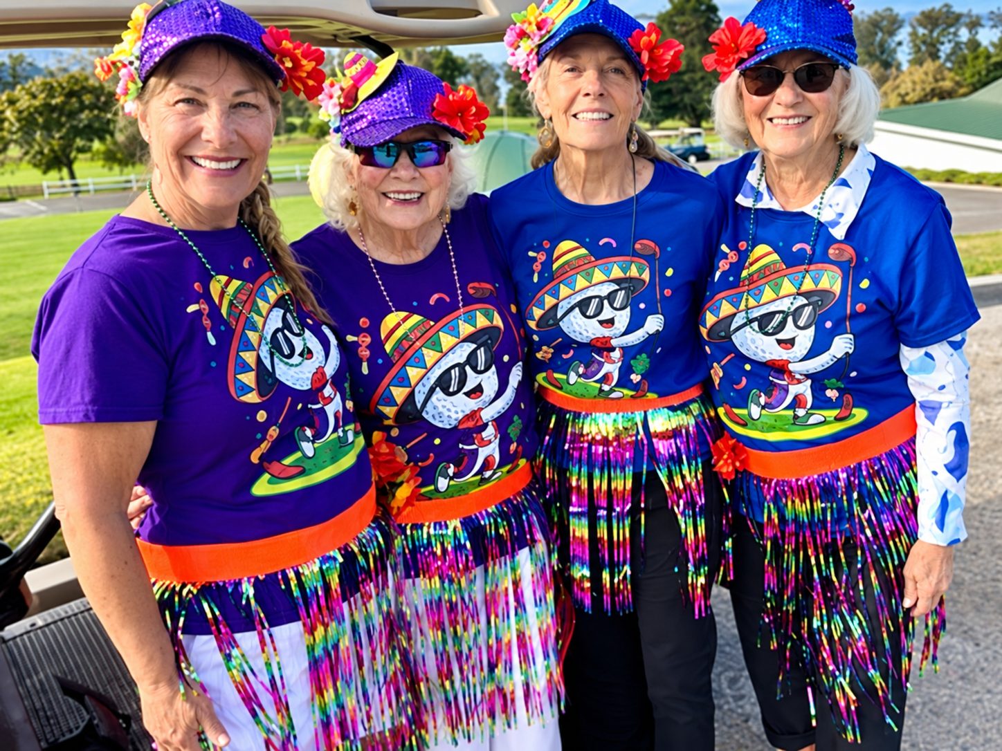 First place team Stacy Bates, Diane Wyatt, Linda Collins and Connie Edwards